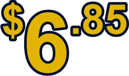 $ 6 .85